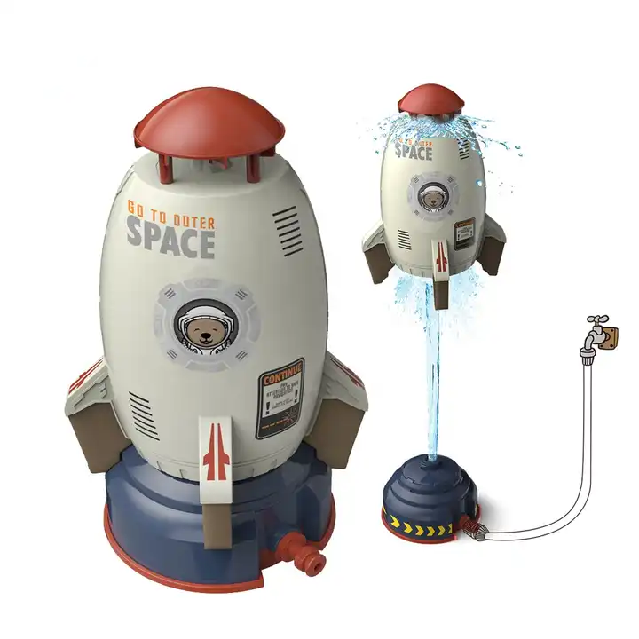 Water Rocket Sprinkler Light Grey About Us Kidz