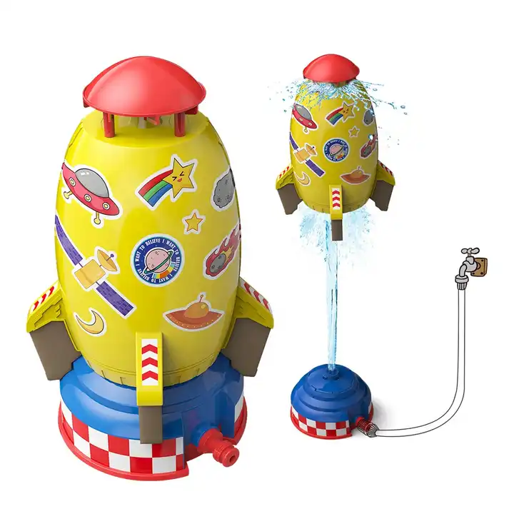 Water Rocket Sprinkler Yellow About Us Kidz